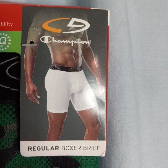 Champion Size XL 40 42 Boxer Brief Mens Ultra Lightweight Micro Mesh Camo NEW - Picture 3 of 6